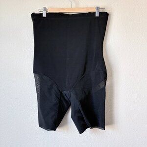 Honeylove Womens SuperPower Shorts Sz 2X Shapewear Black High Waist Compression